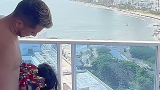 Sex in the Alutas with a View of the Sea with a Very Pregnant Woman