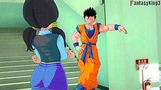 Android 18 Seduces Gohan at University - Dragon Ball Zex Series