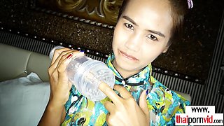 Steamy Thai teenage prepared and screwed a BWC