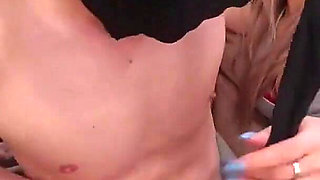 Two Lewd Real Estate Ladies in Their Smooth Black Pantyhose for Creampie Sales. Part.2