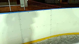 Vip4k. Funky Town got caught at a public skating rink and got banged