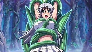 3D Hentai  Innocent Anime Girl Seduced & Fucked Hard by Lustful Plant Monster  Full Orgasm