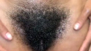 Flashing My Extreme Hairy Pussy Growing Stage