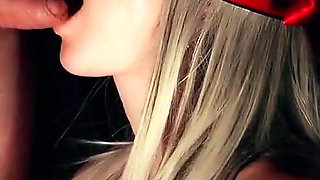 Incredibly Hot Blowjob with Massive Cum in Mouth