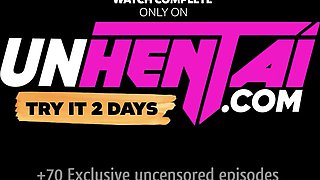 Hentai Pros - Two bombshell MILFs get fucked by multiple dudes in a messy orgy
