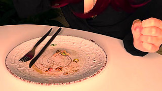 Dinner with You. Steak with Asparagus