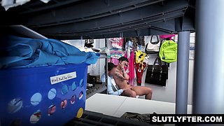 Bootcamp thief Remy Woods shagged by the officer