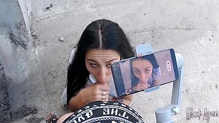 Brunette Vlogger Asked To Film How She Sucks And Swallows Cum
