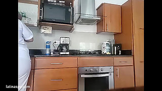 Latina Maid with Huge Ass Gets Pantsed