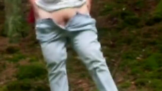 Jen Is Pissing in the Forest