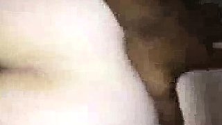 Giant BBC pounds little white wife pp