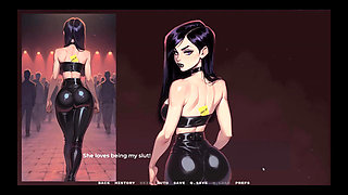 My New Girlfriend Taboo Hentai Game Ep. 41 BDSM Spanking with My Goth GF!