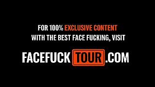 Busty Redhead Latina Face Fucked ROUGH