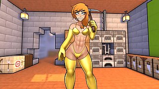 Minecraft-themed manga porn with Jenny mod