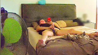 Wife cuckolding on phone while She masturbates herself