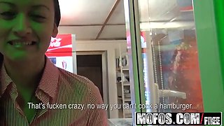 Mofos - public pick ups - the customer always ejaculates very first starring valerie collien