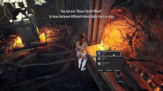 Lara Croft  Ride on statue cock for unlock tomb door. by Animo Pron