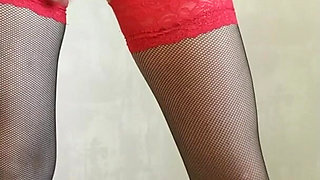 Toystest Model Strip Scene2, Lingerie Fetish