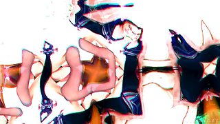 EVIL ANGEL - Inked Goth VALERICA STEELE Squirts From Monster Cock DVP!