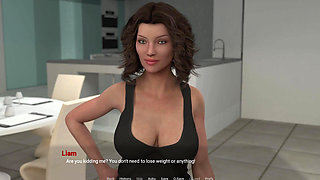 Away From Home 26 - Liam Fucks Lily on Sofa Then Fucks Sophia in Kitchen