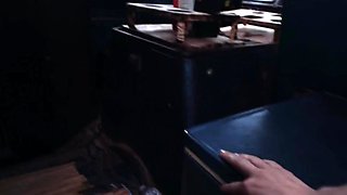 Sexy blonde and brunette lesbians from