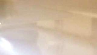 Shower Giantess: Colossal Bare Feet in the Rain