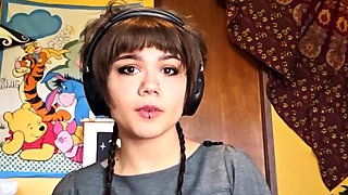 Amateur striptease and Solo masturbation