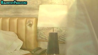 Sexy perverted dirty wild stepmom enjoys blowing dick