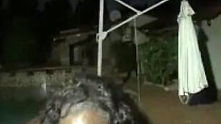 Black SSBBW Outdoor Striptease