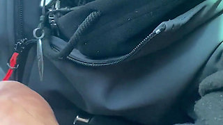 Unfaithful Blowjob in the Car - How Well My Co-worker Sucks Cock