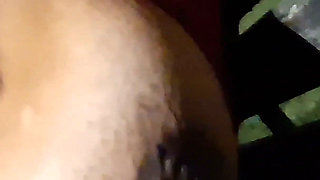 Nicoly Mattos Flashing Hairy Pussy and Big Tits in Square
