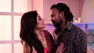 Tiny Indian MILF Naomi Shah swallows a stiff cock