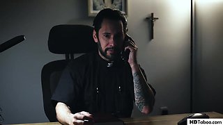 UNSPOILED TABOO Mischievous Dame Having Orgy With Sinner Pastor - Eliza Eves, Tommy Pistol