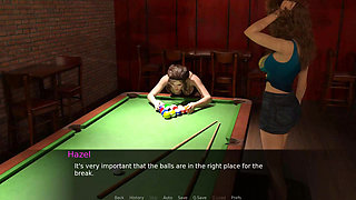 Nursing back to pleasure: playing pool with two sexy girls ep 74