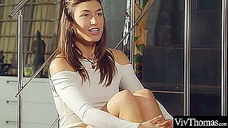 Arwen Gold And Viv Thomas In Stunning Lesbian Wearing Stockings Is Pleasured By Her Lover Using Toys