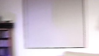 Cheerful baby girl at cuckold sex