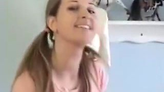 This babysitter gives a blowjob