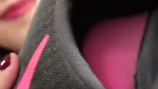 The Stinkiest Sneakers - Sydney Screams Makes You Sniff Their Smelly Sneakers and Socks After Sweaty Workout