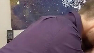 Humiliating boss is made to cum