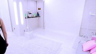 Brunette Asian Beauty's Intense POV Casting with Natural