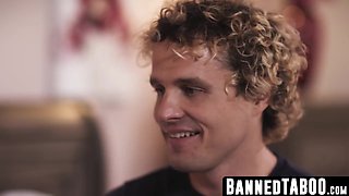 Sophia Burns conquers stepbrother's trunk in wild rail