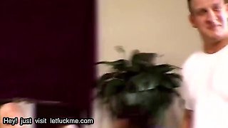 creampie interracial anal dp 3some for swinger wifey