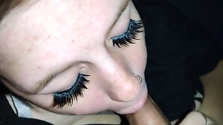 Pregnant Milf Swallows Cum Right Before Going Into Labor