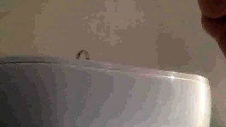 pounding dildo on the edge of the bath (Yasmine 22yo)