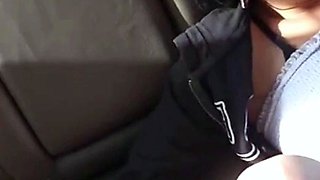 Car Creampie Session with Two Sexy Hookers