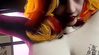 Thick Blonde Asian Gets the Full BDSM Treatment in POV