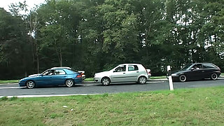 Wild Car Sex with Handjobs, Blowjobs & Outdoor Fucking