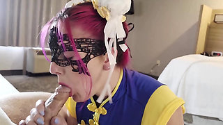 Hot wife Cosplay Chun Li