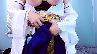 Beautiful brunette with big boobs jerk off instrucions