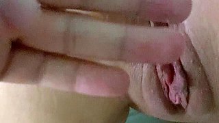 Spreading amateur ass wide POV